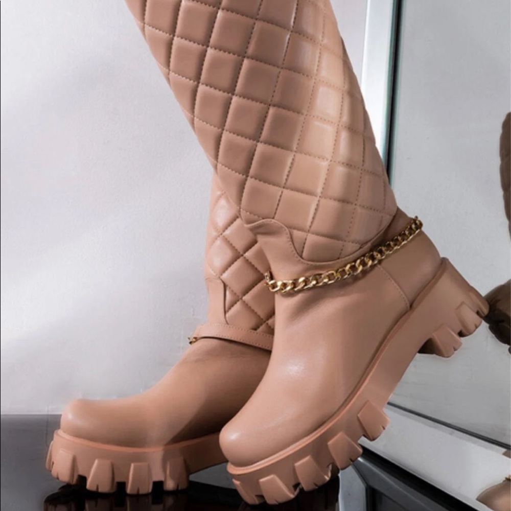 Quilted Boots